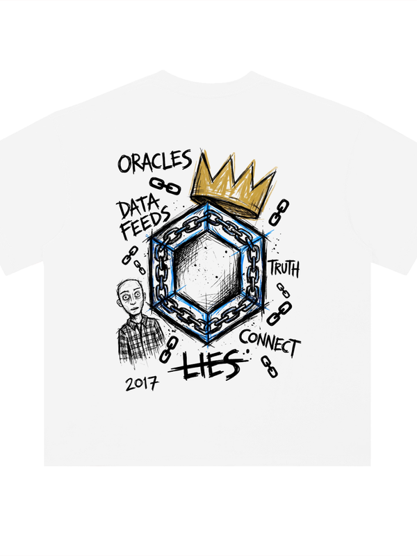 Chainlink T-Shirt — Oracles Data Feeds, Truth — Mr. Lined crypto streetwear