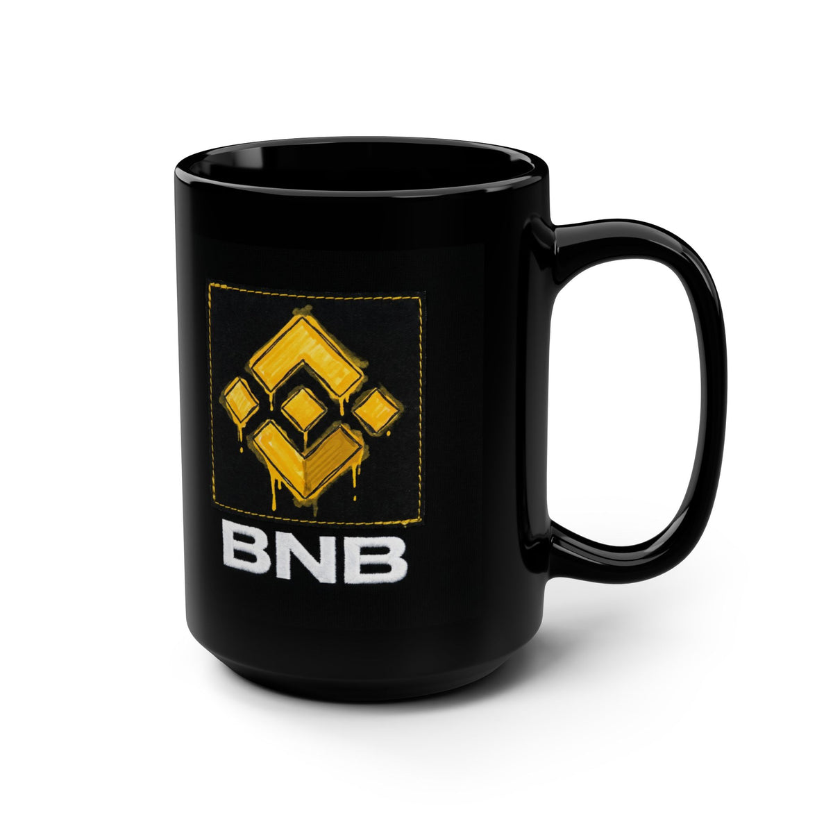 BNB Mug — Gold Diamond Logo Patch —  — Mr. Lined