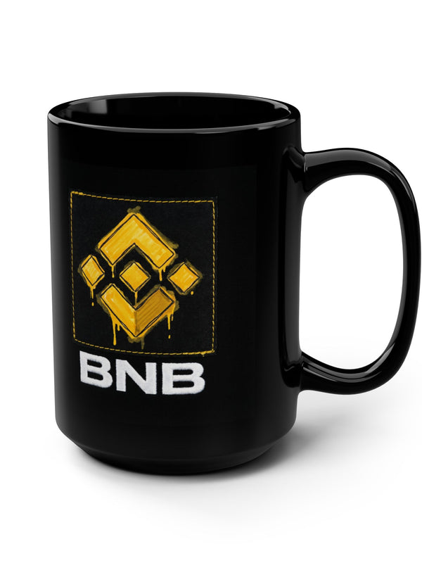 BNB Mug — Gold Diamond Logo Patch — Mr. Lined