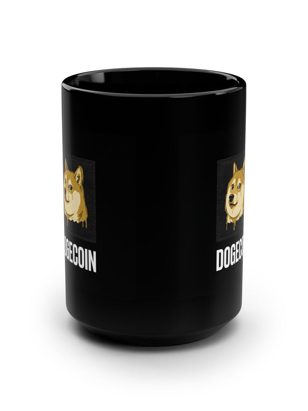 Dogecoin Mug — Shiba Patch — Mr. Lined crypto streetwear
