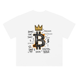 Bitcoin T-Shirt — 100K Digital Gold, Basquiat
