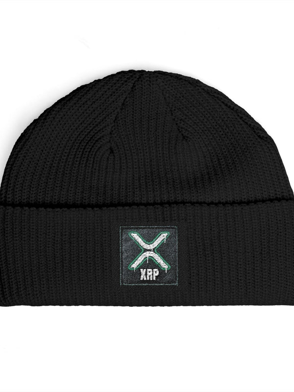 XRP Beanie — Logo Cuff — Mr. Lined crypto streetwear