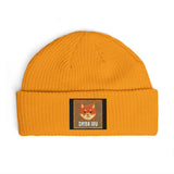 Shiba Inu Beanie — SHIB Logo Cuff