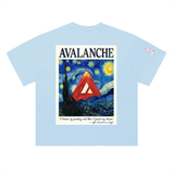 Avalanche T-Shirt — Starry Night, Van Gogh Remix