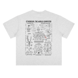 Ethereum The World Computer Ecosystem Map T-Shirt — White