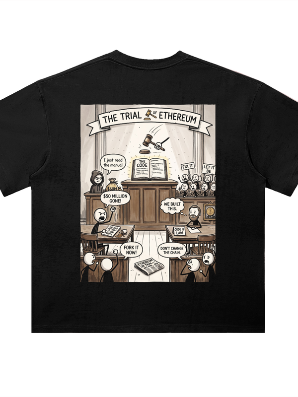 Ethereum T-Shirt — Trial of Ethereum — Mr. Lined crypto streetwear