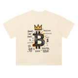 Bitcoin T-Shirt — 100K Digital Gold, Basquiat