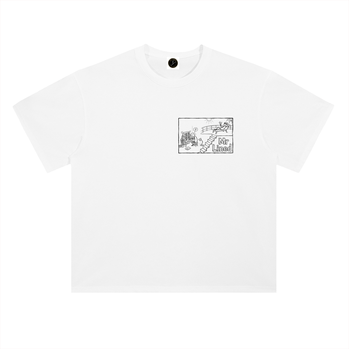 How Ethereum Works T-Shirt — White Variant —  — Mr. Lined