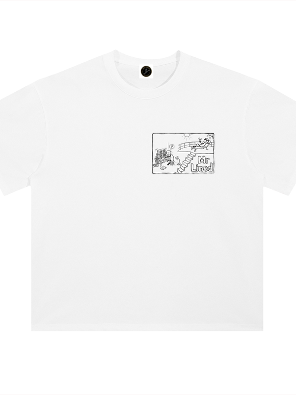 How Ethereum Works T-Shirt — White Variant — Mr. Lined crypto streetwear