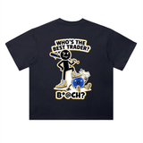 Cardano Who's The Best Trader T-Shirt — Bashing The Cardano Coin Dark Variant