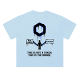Chainlink This Is Not A Token This Is The Bridge T-Shirt — Real World To Blockchain Light Variant