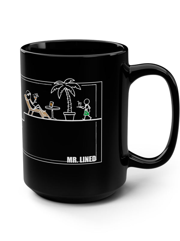 Crypto Mug — Beach Chair Cocktail Exit — Mr. Lined crypto streetwear