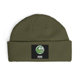 Pepe Coin Beanie — Frog Patch