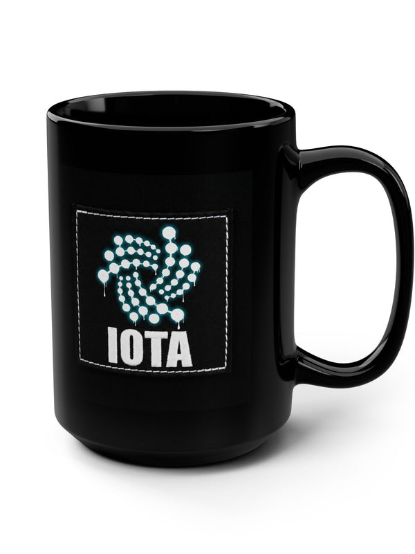 IOTA Mug — Tangle Logo Patch — Mr. Lined crypto streetwear