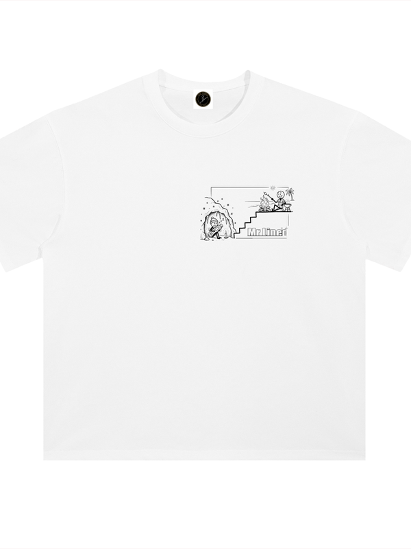 IOTA T-Shirt — Tangle Basquiat — Mr. Lined crypto streetwear