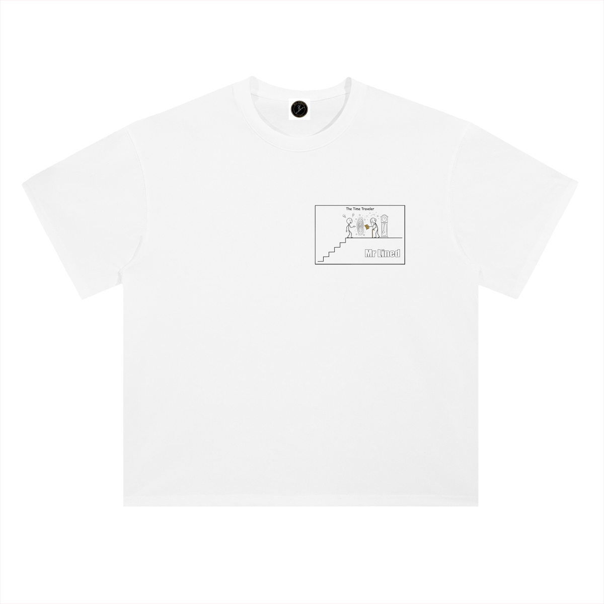XRP Not A Security T-Shirt — Peoples Coin White —  — Mr. Lined