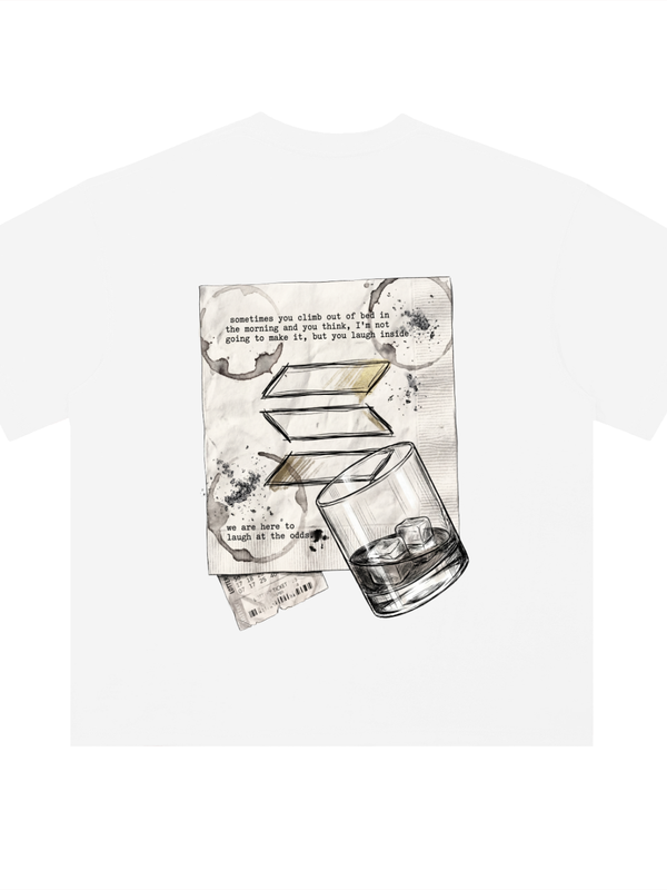 Solana T-Shirt — Laugh at the Odds — Mr. Lined crypto streetwear