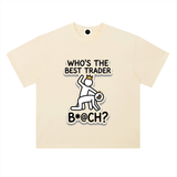 Bitcoin T-Shirt — Best Trader Crowned Stickman