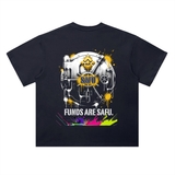 Binance Funds Are SAFU T-Shirt — Vault Stencil Dark Variant