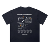 How Bitcoin Works T-Shirt — Simple Right?