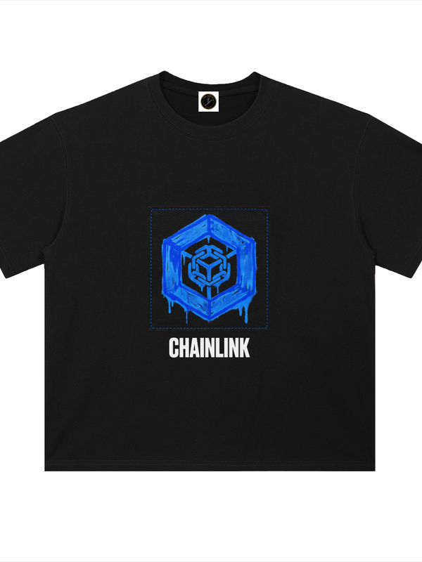 Chainlink T-Shirt — LINK Logo — Mr. Lined