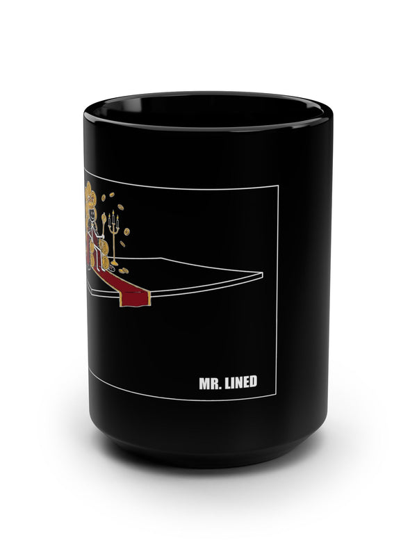 Crypto Mug — Regal Skeleton Gothic Dinner — Mr. Lined crypto streetwear