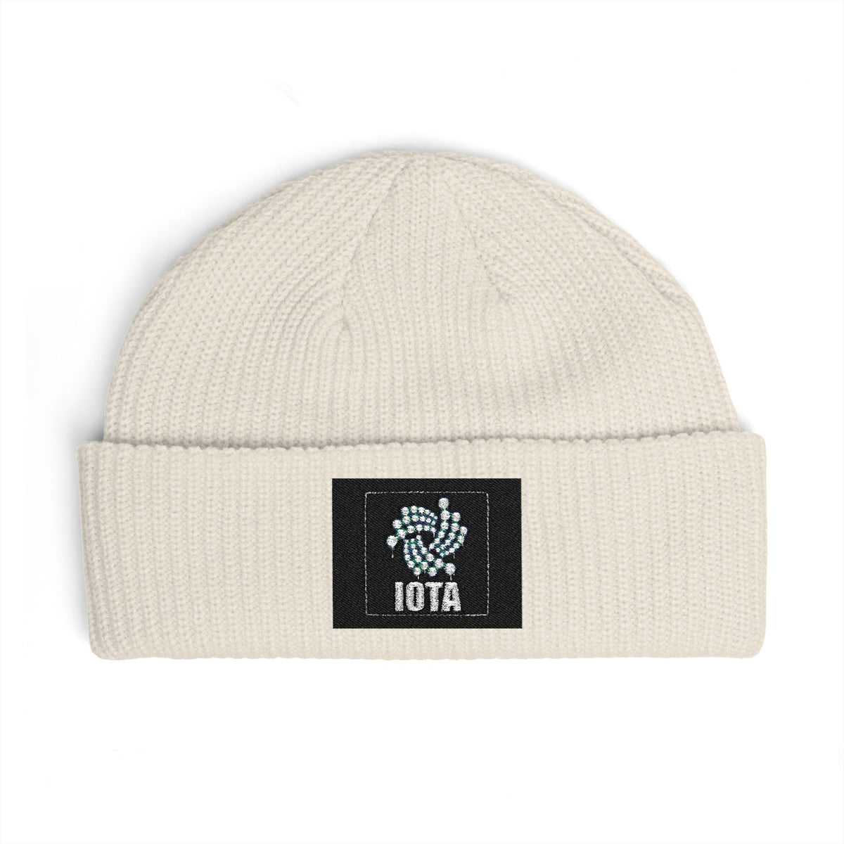 IOTA Beanie — Tangle Spiral Patch —  — Mr. Lined
