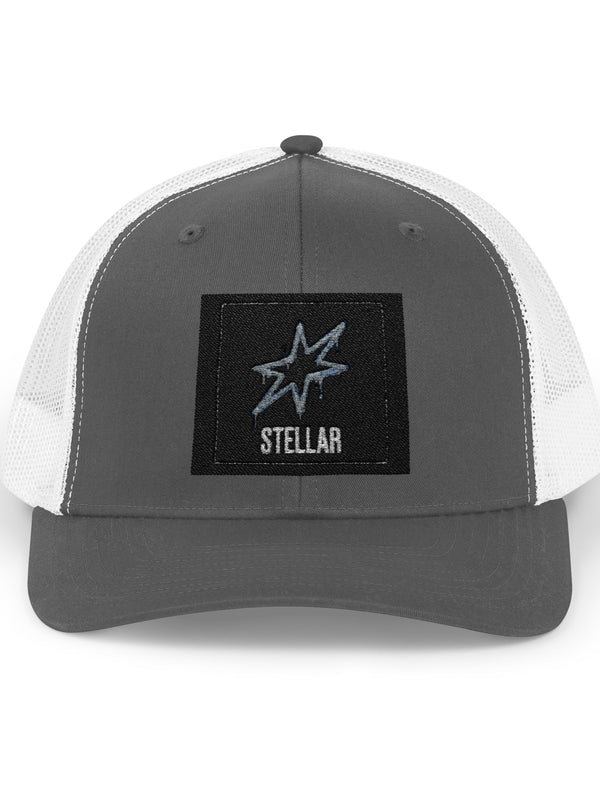 Stellar Trucker Cap — XLM Snapback — Mr. Lined crypto streetwear