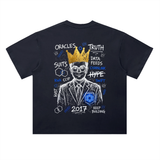 Chainlink T-Shirt — Crowned Sergey, Keep Building