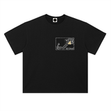 Dogecoin The Mars Doge Pump T-Shirt — Two Astronauts One Pumper Dark Variant