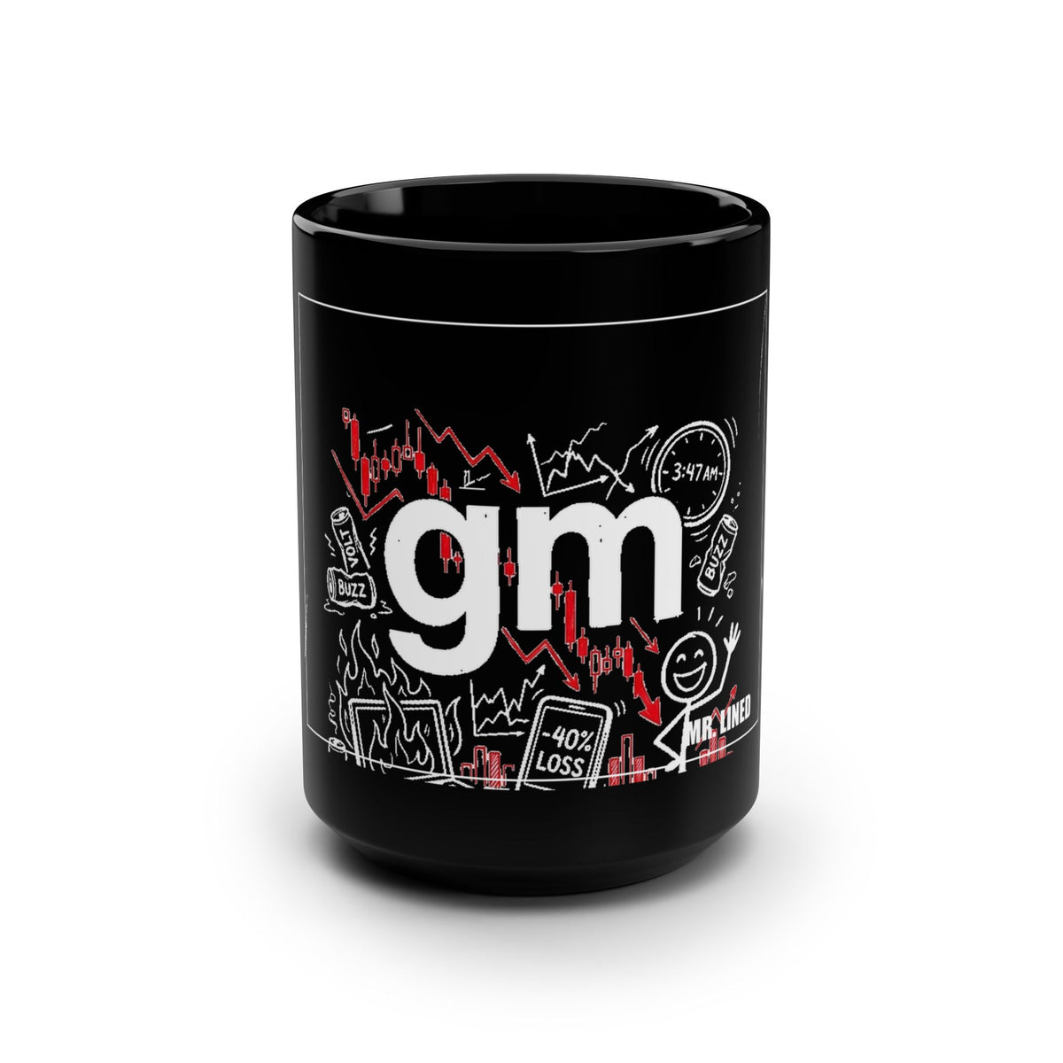 Crypto Mug — GM 3:47AM Trading Energy —  — Mr. Lined