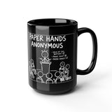 Crypto Mug — Paper Hands Anonymous Meeting