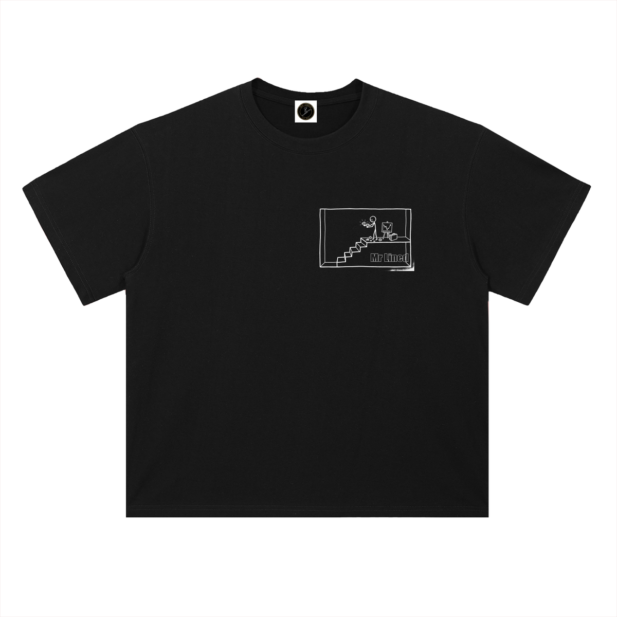 BONK Community Bat T-Shirt — Solana's Bark Solana's Bite Dark Variant —  — Mr. Lined