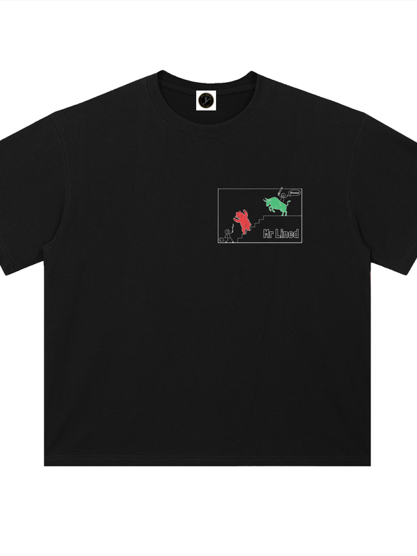 Ethereum Who's The Best Day Trader T-Shirt — Bashing The ETH Diamond Dark Black Variant — Mr. Lined crypto streetwear