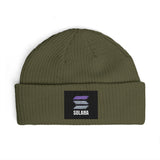 Solana Beanie — Stacked Books Patch