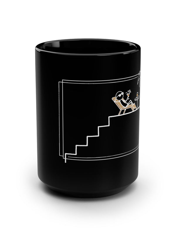 Crypto Mug — Beach Chair Cocktail Exit — Mr. Lined crypto streetwear