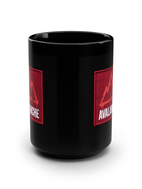 Avalanche Mug — AVAX Mountain Patch — Mr. Lined crypto streetwear