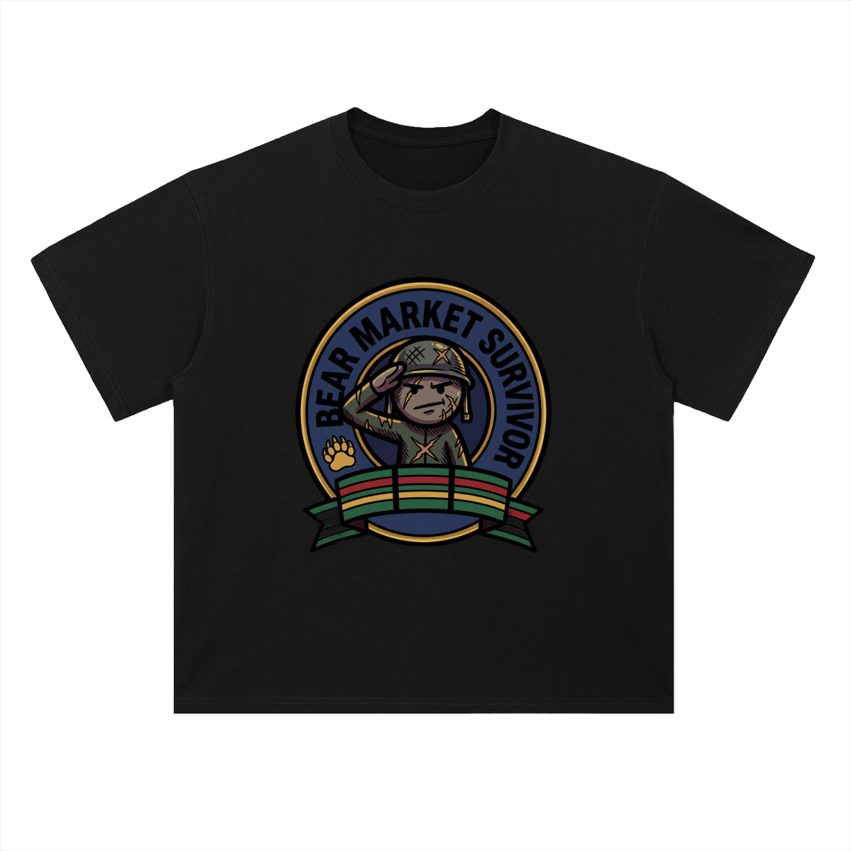 Crypto T-Shirt — Bear Market Survivor —  — Mr. Lined