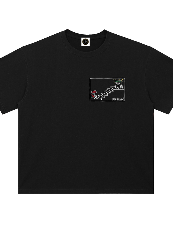 Terra Luna T-Shirt — Dream, Crack, Collapse — Mr. Lined crypto streetwear