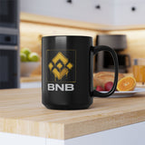 BNB Mug — Gold Diamond Logo Patch