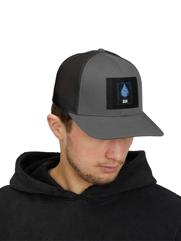 Sui Trucker Cap — Water Drop Snapback — Mr. Lined crypto streetwear