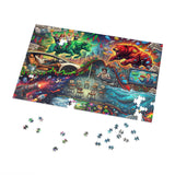 Crypto Jigsaw Puzzle — Bull vs Bear Cycle
