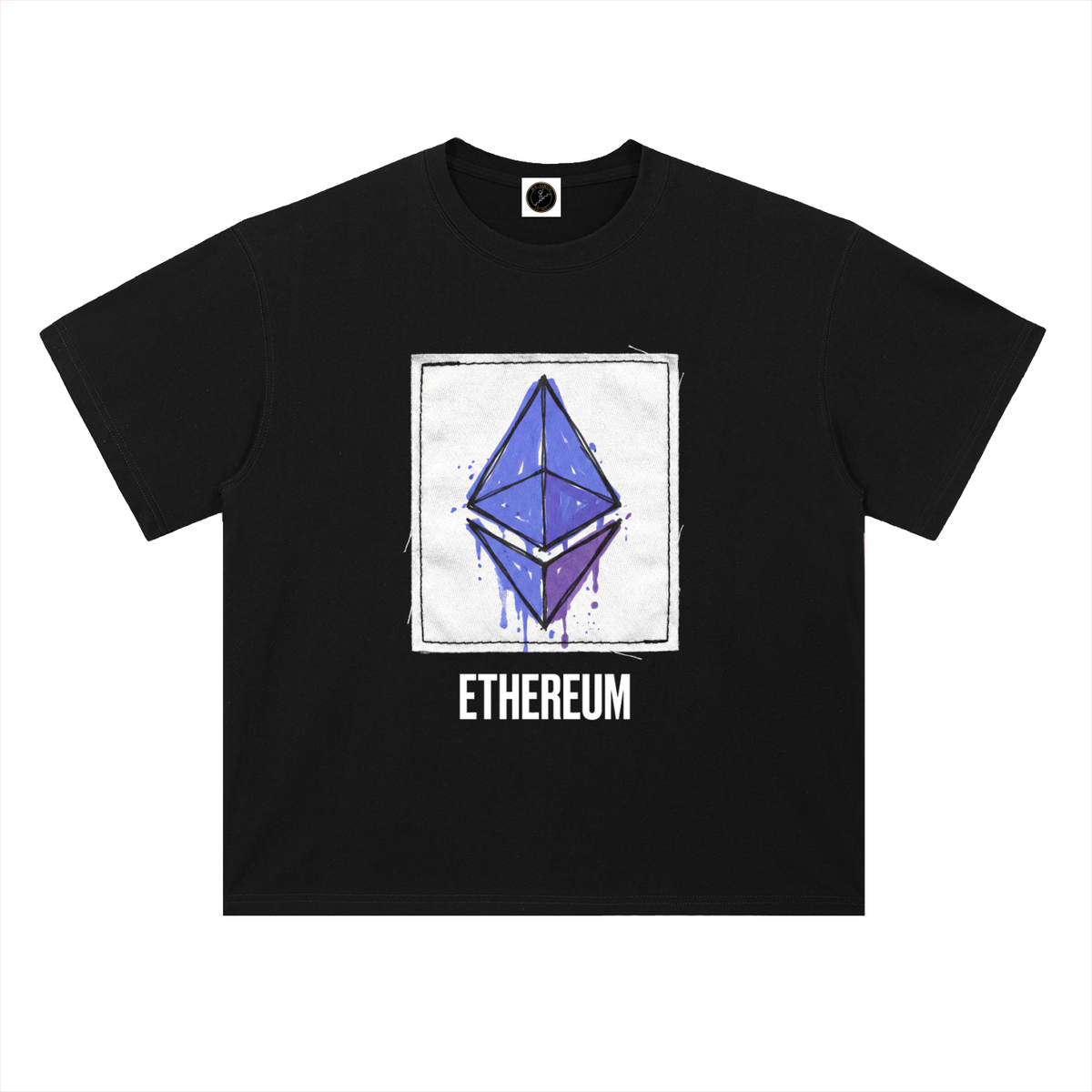 Ethereum T-Shirt — Art Print Edition —  — Mr. Lined