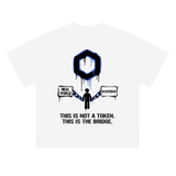 Chainlink This Is Not A Token This Is The Bridge T-Shirt — Real World To Blockchain Light Variant
