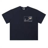 Dogecoin The Mars Doge Pump T-Shirt — Two Astronauts One Pumper Dark Variant