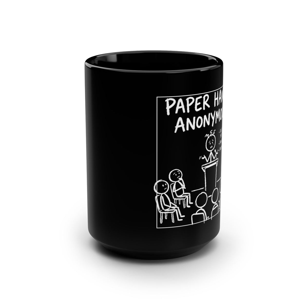 Crypto Mug — Paper Hands Anonymous Meeting —  — Mr. Lined