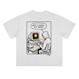 Bitcoin What If Money But Math T-Shirt — Cypherpunk 1996 Light Variant