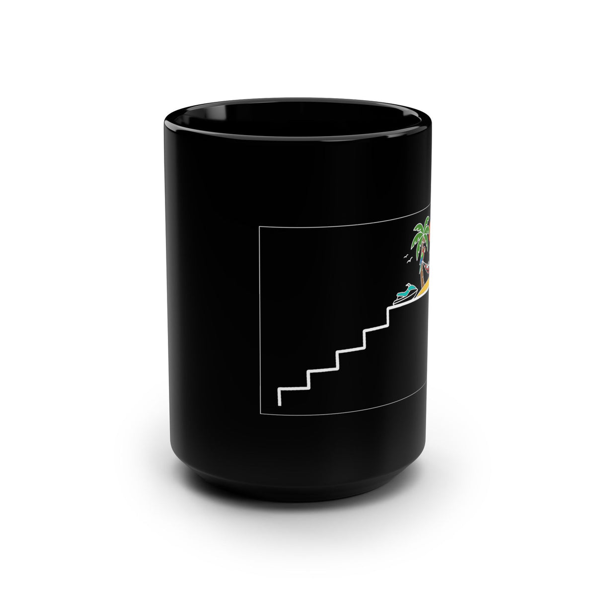 Crypto Mug — Tropical Hammock Exit Retirement —  — Mr. Lined