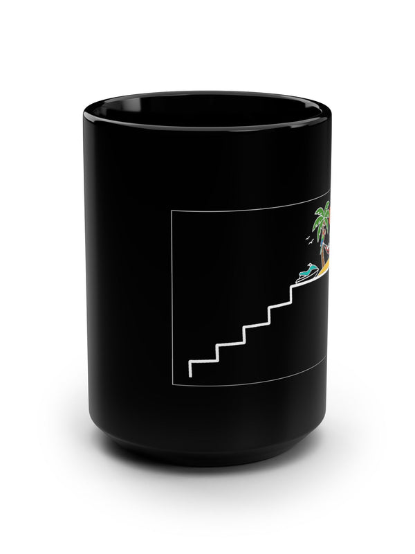 Crypto Mug — Tropical Hammock Exit Retirement — Mr. Lined crypto streetwear