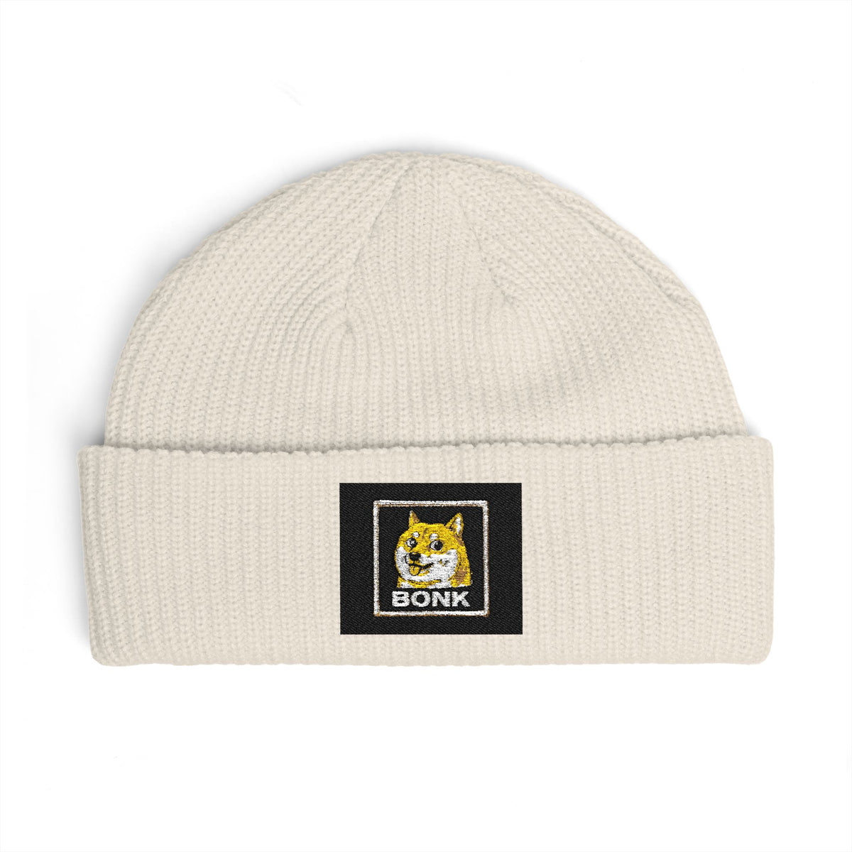 BONK Beanie — Shiba Honk Patch —  — Mr. Lined